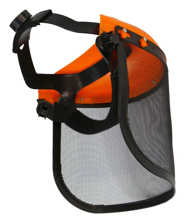 Vizieră universală cu plasă pentru față, frunte și cap