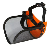 Vizieră universală cu plasă pentru față, frunte și cap