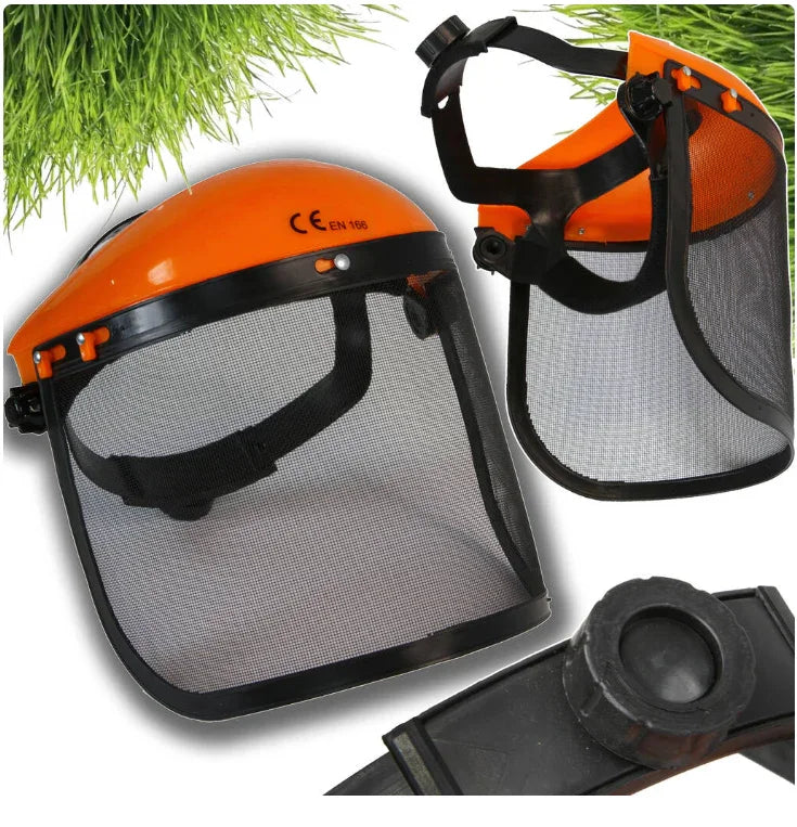 Vizieră universală cu plasă pentru față, frunte și cap