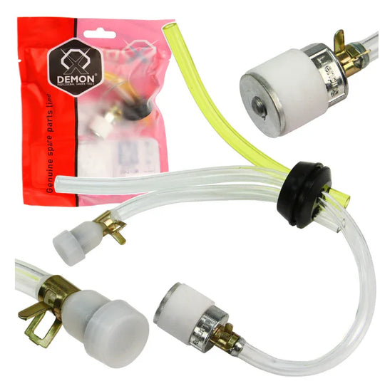 Furtun cu filtru pentru motocoasă + supapă de aerisire