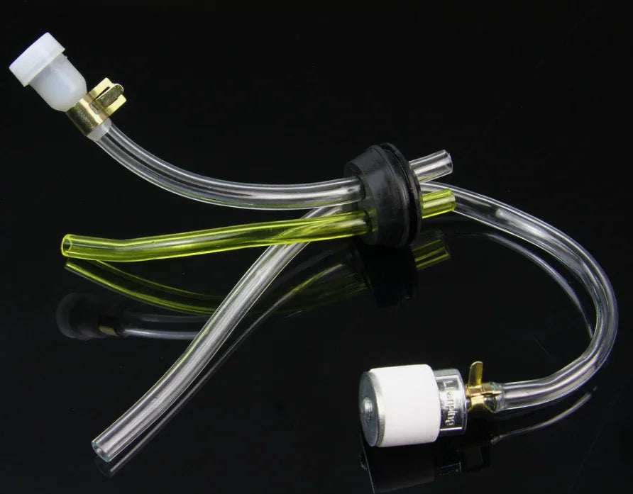 Furtun cu filtru pentru motocoasă + supapă de aerisire