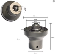 Cheie specială pentru piuliță centrală roată – pentru demontarea suruburilor antifurt Porsche