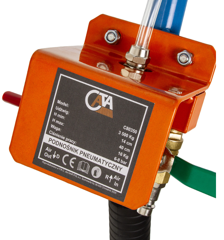 CRIC PNEUMATIC DE ATELIER DE 3,5 T