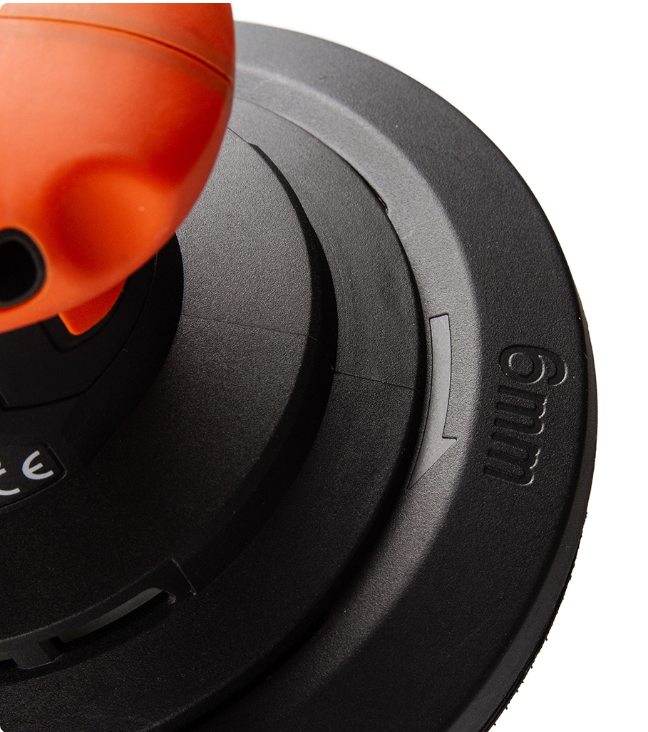 Șlefuitor orbital excentric 150 mm + 125 mm Brushless 400W