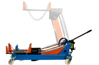 Cric hidraulic 3T pentru cutii de viteze PROFESIONAL