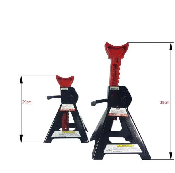 Set capre auto 3 tone Suporti tip stand sustinere auto - Bjc tools