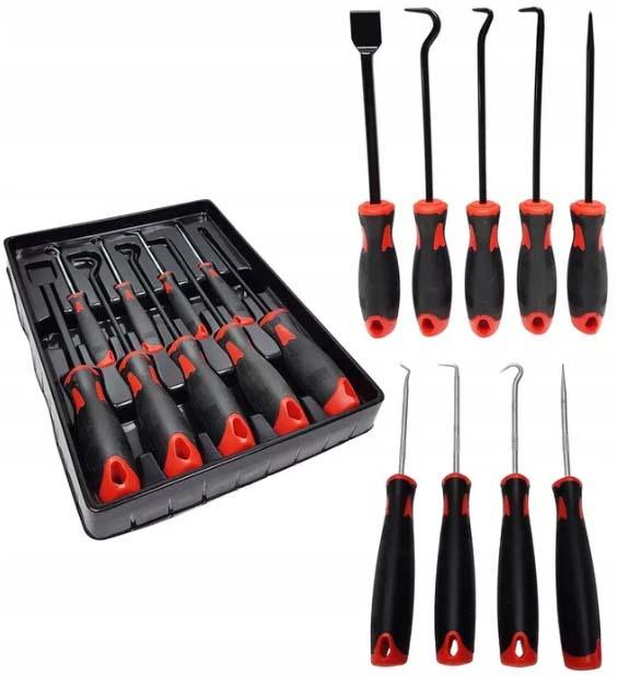 Set carlige cu maner 9 piese iglite - Bjc tools Imagine principală a produsului