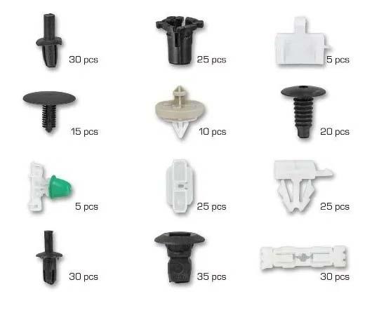 Set cleme bumbi tapiterie volkswagen 255 piese - Bjc tools Imagine principală a produsului