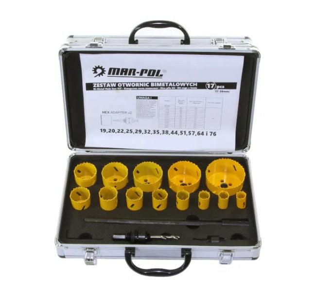 Set freze carote bi-metal 17 piese - Bjc tools