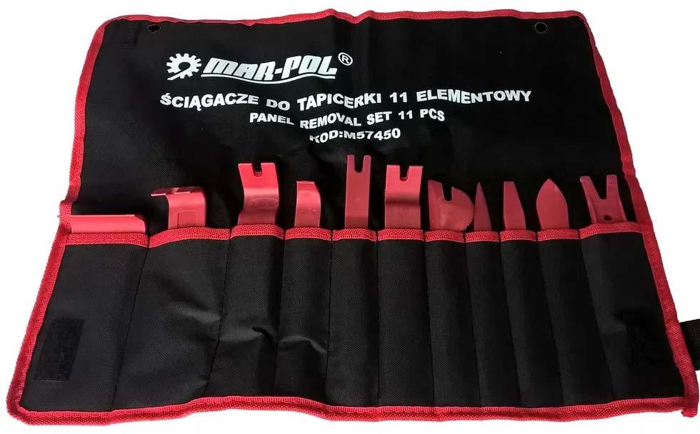 Set leviere plastic tapiterie 11 p pentru cleme ornamente si fete usi - Bjc tools Imagine principală a produsului