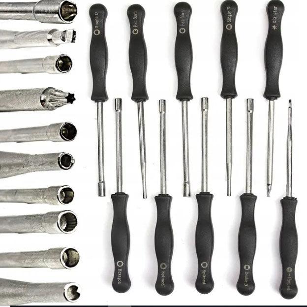 Set scule chei reglare carburator 10 piese Unelte reglaj carburatoare - Bjc tools