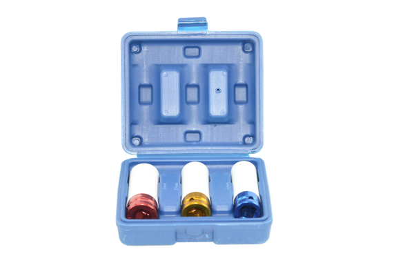 Set 3 Tubulare Impact Jante Aliaj - 17mm 19mm 21mm - Protectie Plastic