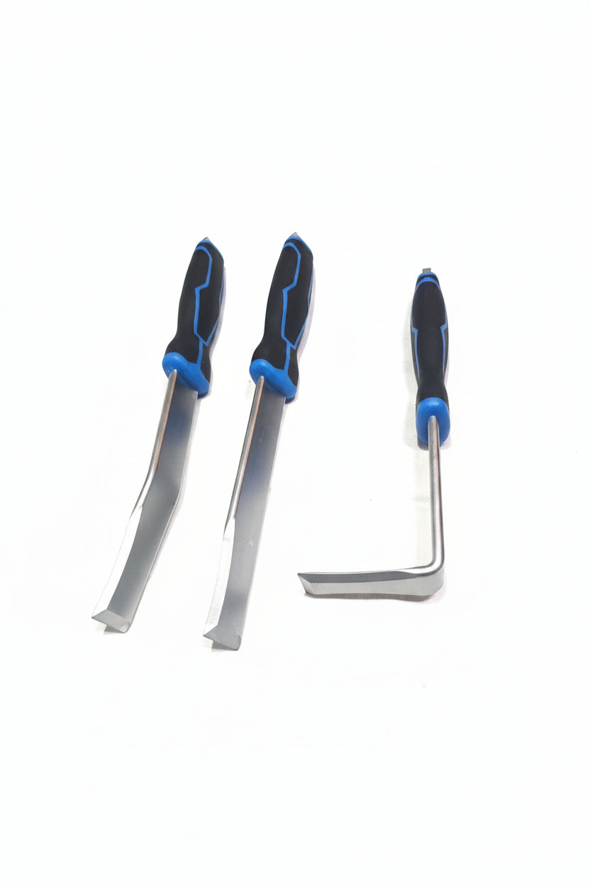 Set 3 razuitoare mecanice profesionale pentru curatat garnituri, silicon si rugina(raclete)