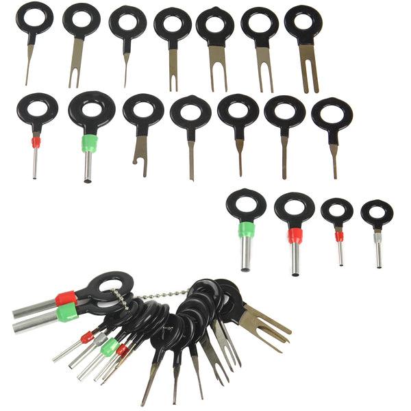 Set Profesional Extractoare Pini și Conectori Auto – Kit Complet Demontare Terminale, Extractor de pini pentru mufe auto- Bjc tools
