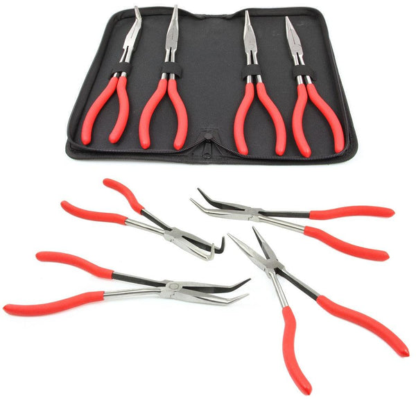 Set clesti cu varf lung 4 piese 280mm - Bjc tools