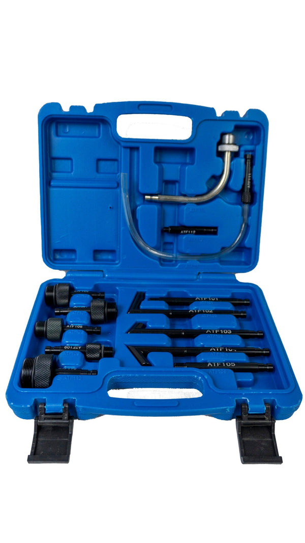 Set profesional 13 adaptoare ATF pentru umplere ulei cutii de viteze automate (KM4-KM12) - Bjc tools