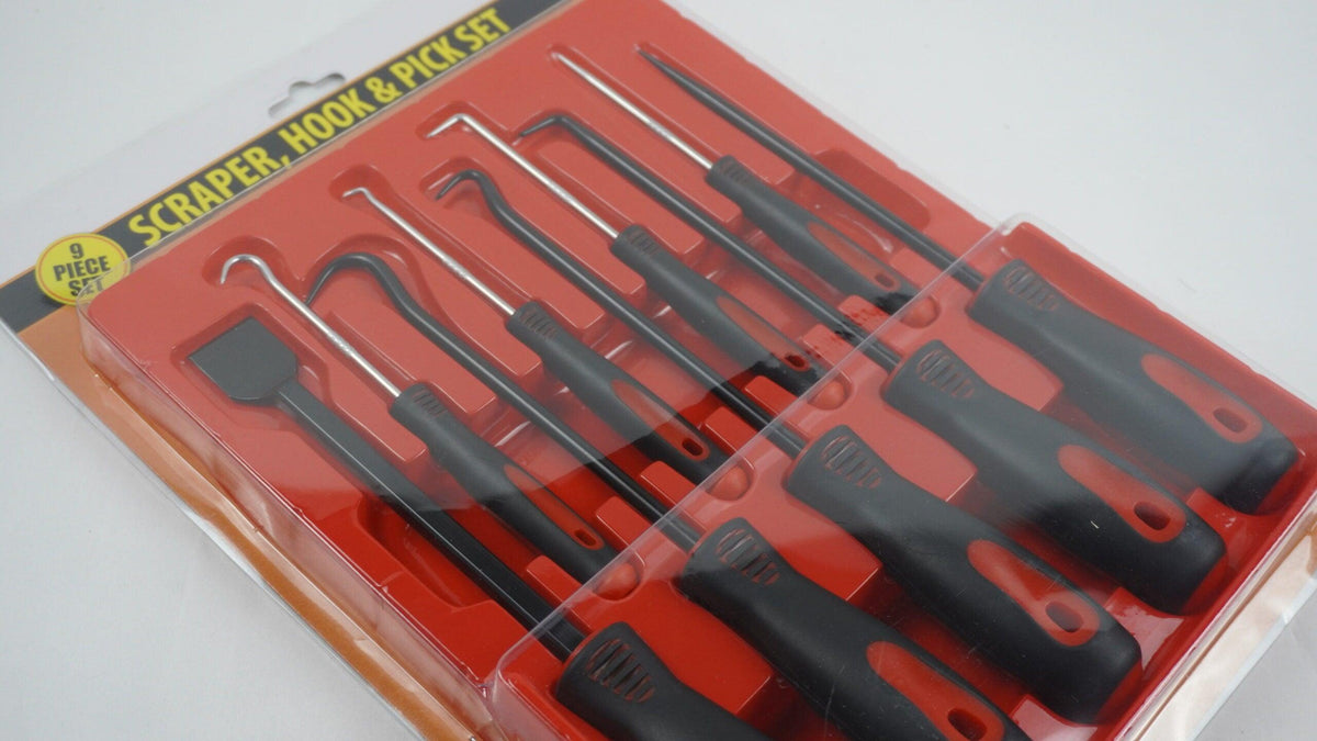  Set profesional 9 piese pentru extras garnituri, simeringuri si inele oring