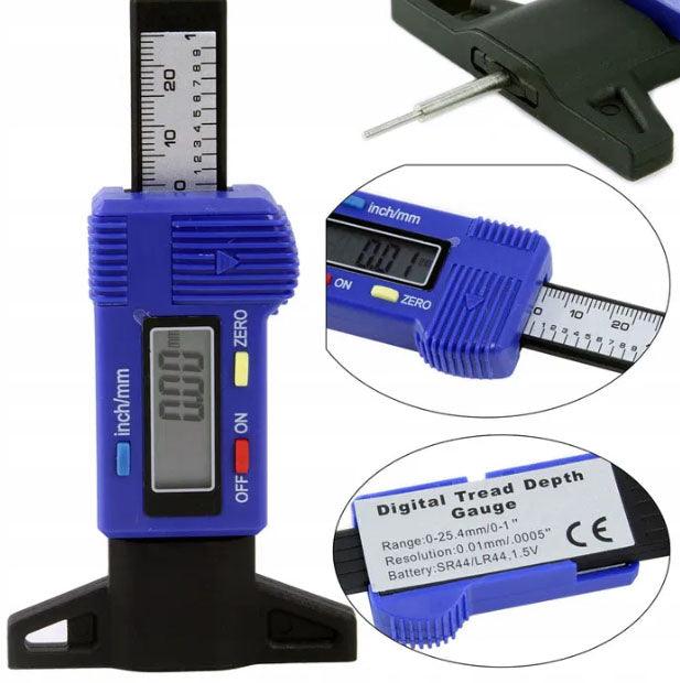 Subler digital masurat uzura adancime anvelope 0-25,4mm - Bjc tools Imagine principală a produsului