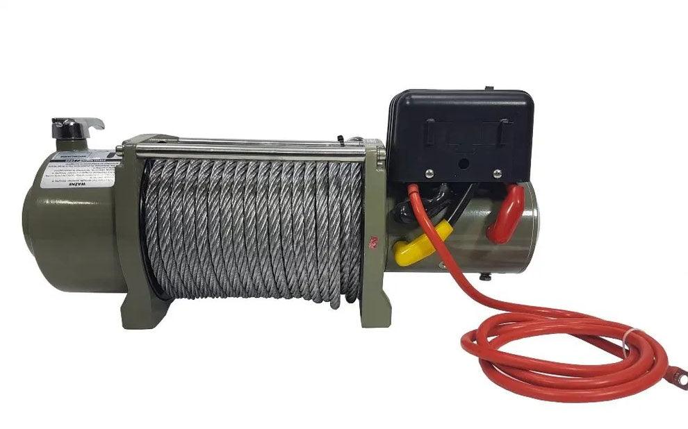 Troliu platforma auto electric 12v profesional 16800 Lbs 7620 kg cu telecomanda - Bjc tools