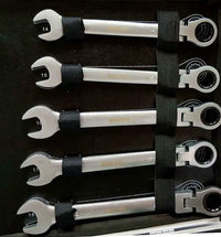 Trusa chei combinate cu clichet articulate 22 piese 6 la 32 mm Profi - Bjc tools