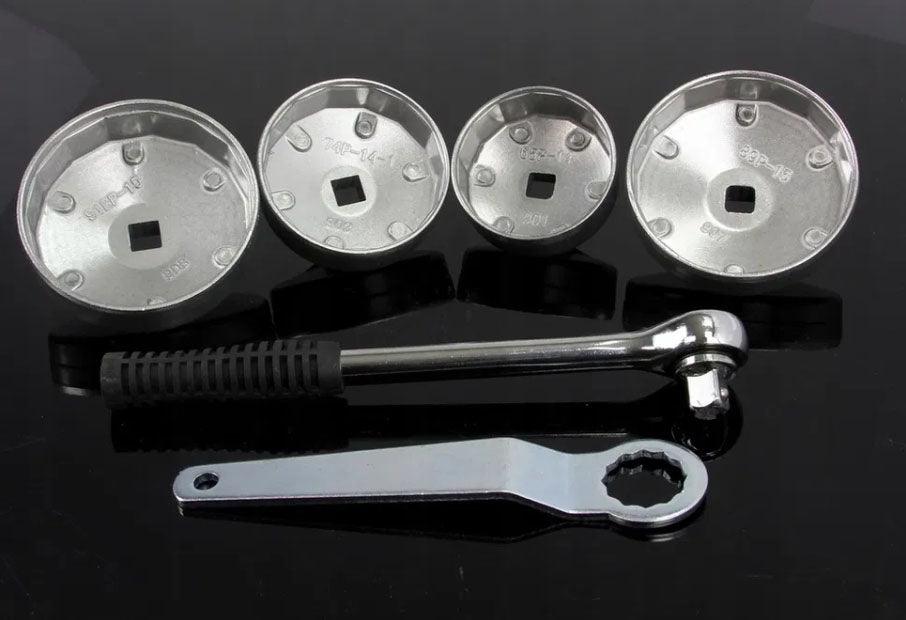 Trusa profesionala chei filtru ulei auto 23 piese aluminiu - Bjc tools