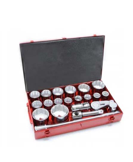 Trusa scule 21 piese 1 tol 30 la 80 mm 12 laturi Trusa scule camioane - Bjc tools