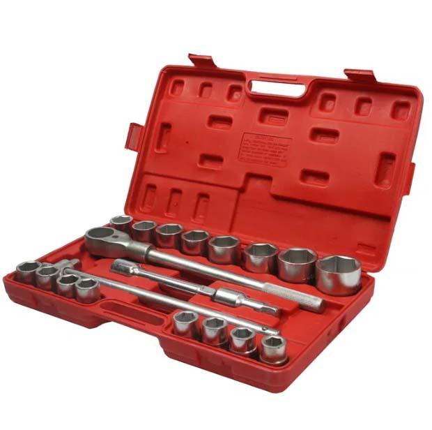 Trusa scule camioane 21 piese 3/4 Chrome Vanadium 6 laturi - Bjc tools