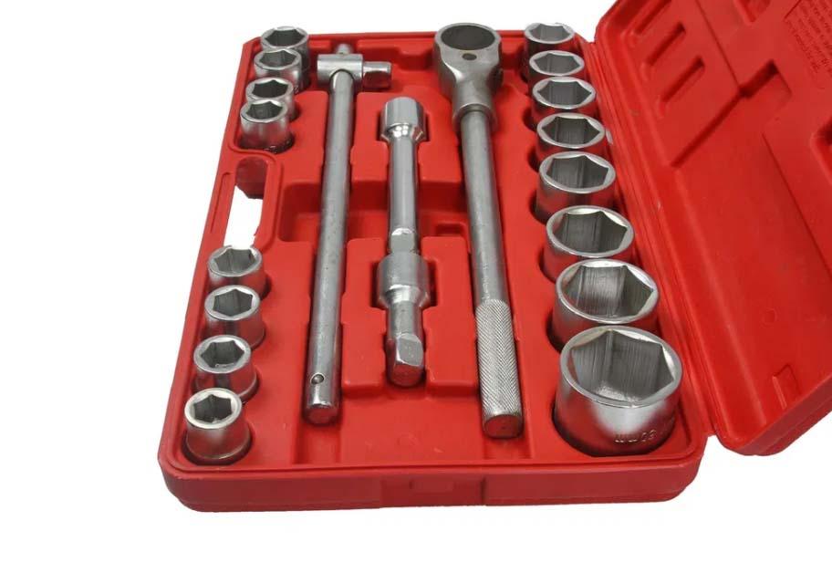 Trusa scule camioane 21 piese 3/4 Chrome Vanadium 6 laturi - Bjc tools
