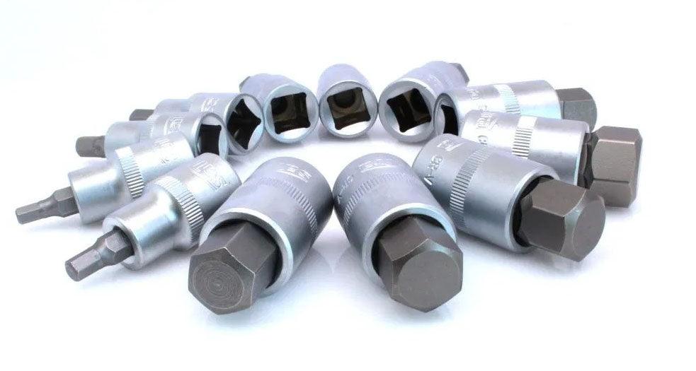 Trusa set biti hexagon 12 piese chrome vanadium PROFI Imagine secundară a produsului
