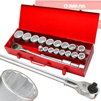 Trusa chei tubulare 21 piese bihexagonale 19-50 mm 3/4 12 laturi Bjc tools