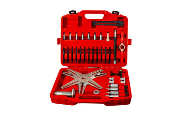 Trusa profesionala cu presa si dispozitiv resetare pentru montat ambreiaje auto SAC, 3 si 4 gauri