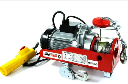 Vinci Troliu electric 300 / 600 Kg 1050w macara cu sufa palan electric - Bjc tools