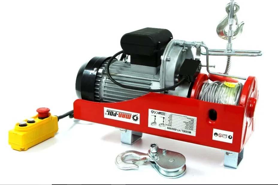 Vinci Troliu electric 500 / 1000 Kg macara cu sufa palan electric - Bjc tools Imagine principală a produsului