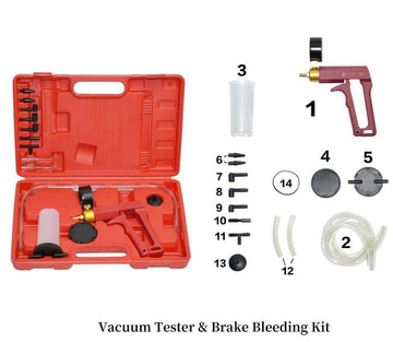 Trusa cu pompa vacuum aerisit si schimbat lichid de frana, Pompa vid si aerisit frane