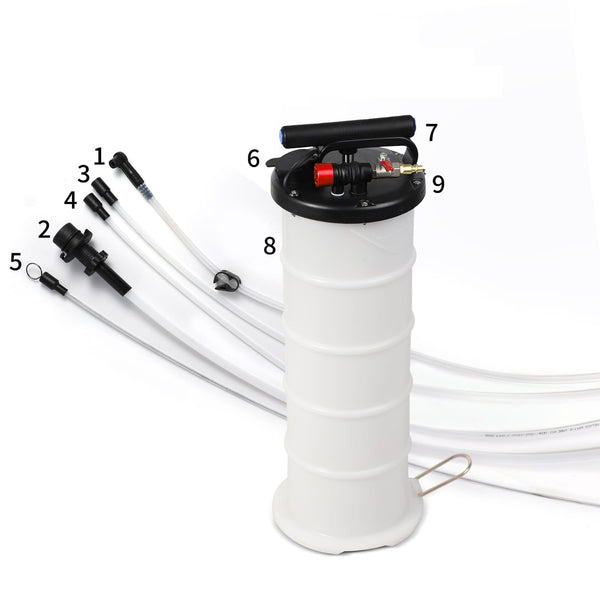 Pompa de ulei cu vid manuală/pneumatică 6.5L, Pompa de ulei cu vacuum