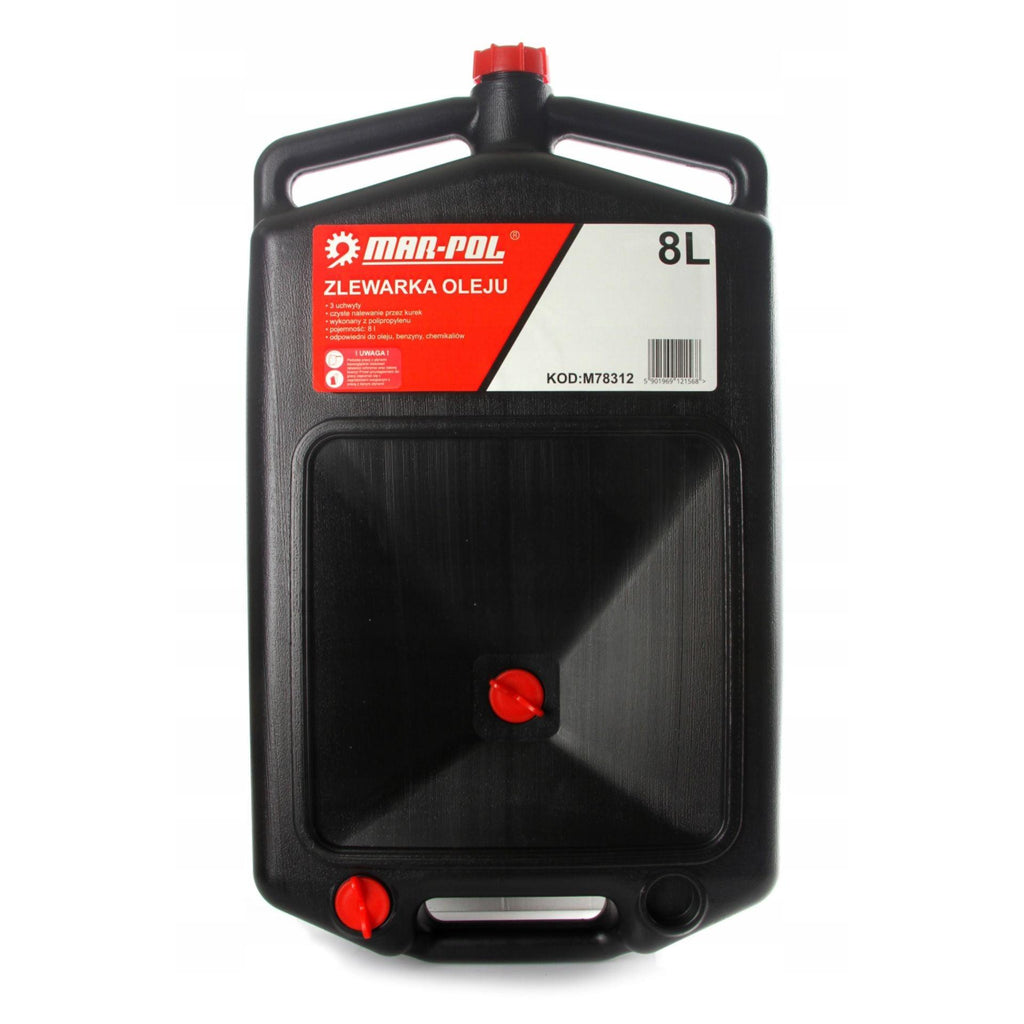 Recipient pentru colectarea uleiului uzat motorina benzina si produse chimice 8 litri, tava ulei - Bjc tools
