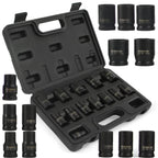 Trusa chei tubulare impact 1/2" scurte 10-24mm 13 piese - Bjc tools