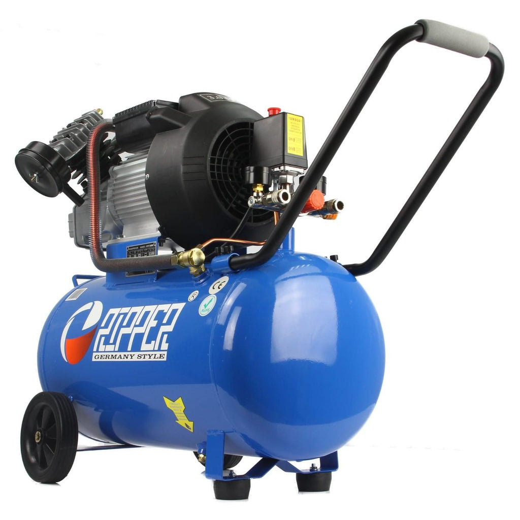 Compresor aer comprimat 50 litri 2 pistoane 390L/min 8 bari - Bjc tools