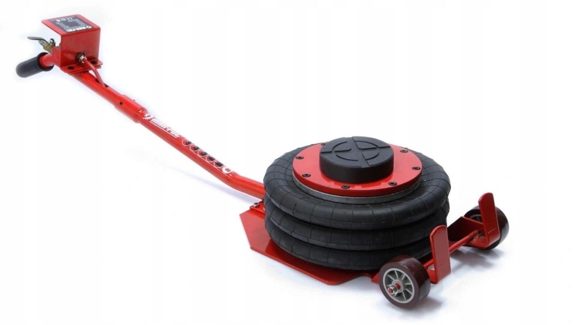 Cric pneumatic perna aer 3.5 tone cu inaltator - Bjc tools