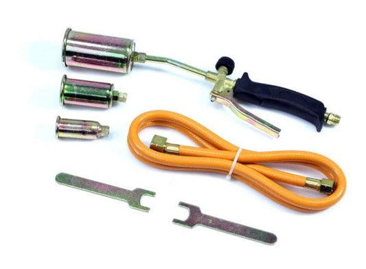 Arzator de gaz cu 3 duze si furtun inclus - Bjc tools