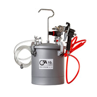 PISTOL DE VOPSIT PNEUMATIC | 10L , Pompa de vopsit, rezervor de 10 litri cu pistol de pulverizare pentru vopsire eficientă.