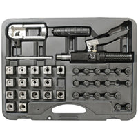 Trusa hidraulica universala de bercuit tevi si conducte de frana si ac,Presa hidraulica pentru bercuit conducte de frana