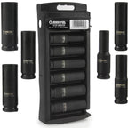 Set chei tubulare lungi impact 1/2" 6piese 10-21mm cu organizator - Bjc tools