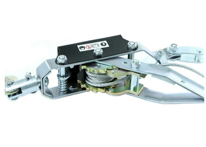 Troliu vinci manual cu sufa 4 tone 6mm 3 carlige - Bjc tools