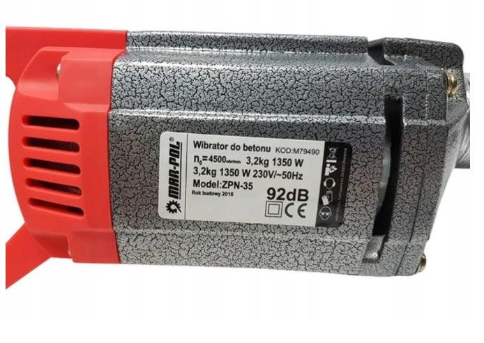 Vibrator de beton 1350w 200cm 35mm - Bjc tools
