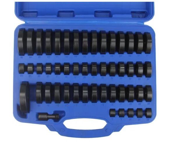 Trusa adaptoare presa montare demontare rulmenti bucse 52piese 18-74mm - Bjc tools
