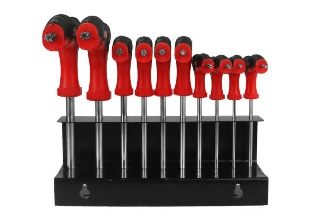 Set imbus torx cu maner T9 -T50 10 piese - Bjc tools