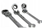 Set chei combinate cu clichet articulate chrome vanadium 8 10 13 mm - Bjc tools