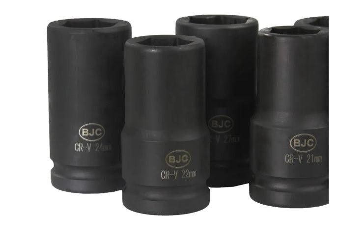 Trusa chei tubulare de impact 3/4 8 piese Profi 17-32mm - Bjc tools
