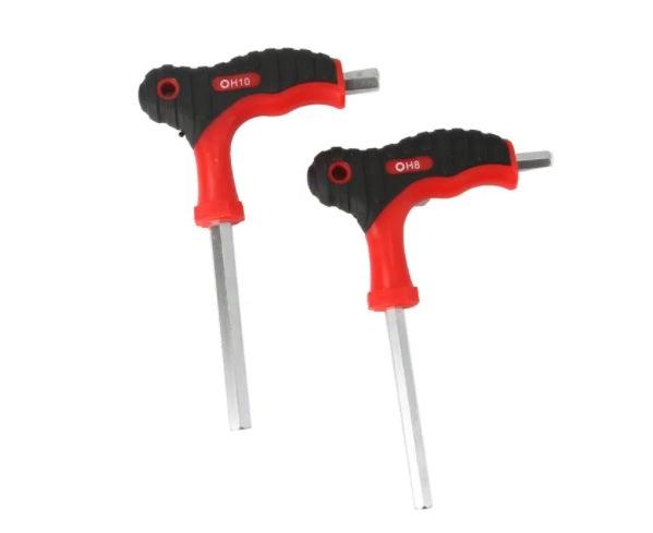 Set chei imbus hexagon cu maner și suport 10 piese 2mm - 10mm Imagine secundară a produsului